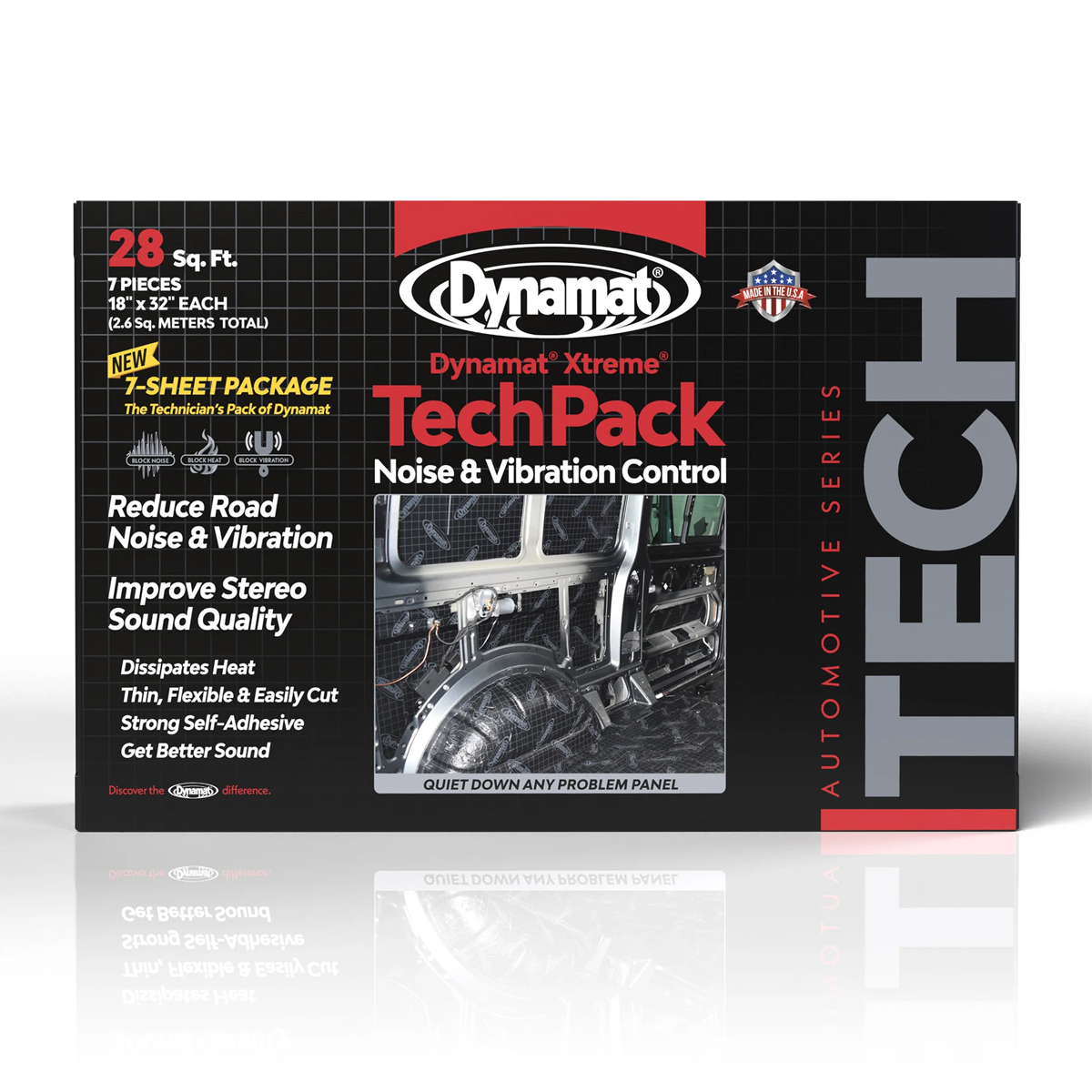 DYNAMAT XTREME TECH PACK SOUND DEADENING (450MM X 800MM) - 7 SHEET PACK