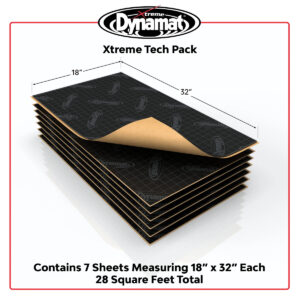 DYNAMAT XTREME TECH PACK SOUND DEADENING (450MM X 800MM) - 7 SHEET PACK - Image 5