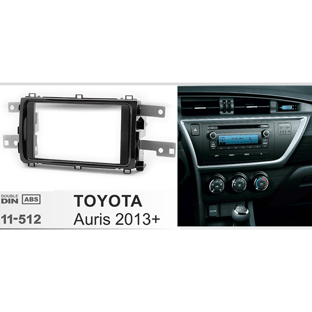 FITTING KIT DASH KIT TOYOTA AURIS 2013 ON (BLACK) - Image 2