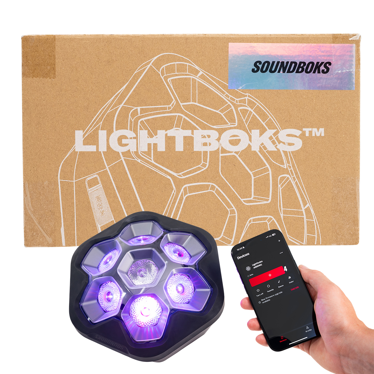 SOUNDBOKS LIGHTBOKS PORTABLE BATTERY POWERED PARTY LIGHTS - Image 5