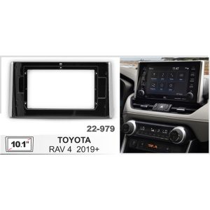FITTING KIT 10.1" DASH KIT TOYOTA RAV4 2019 ON (BLACK) - Image 2