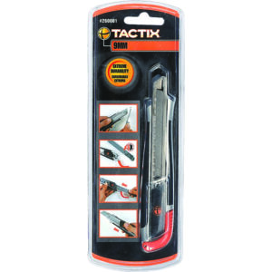Tactix Knife Snap-off 9mm Zinc-Al Alloy Handle