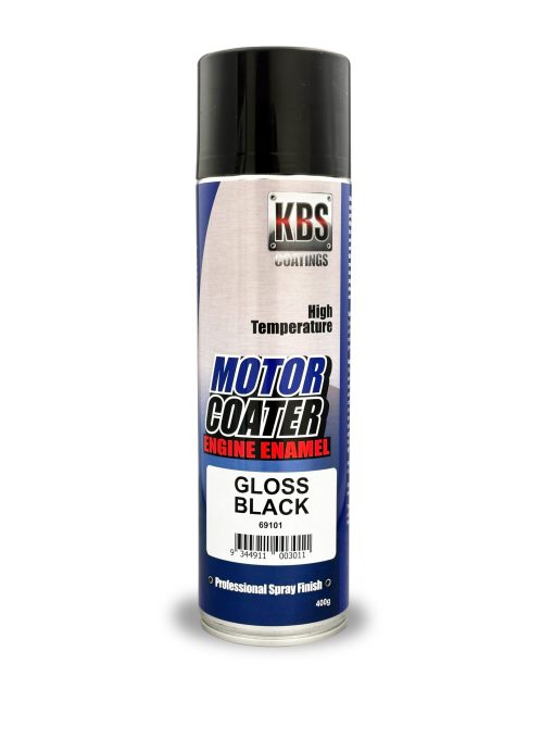 KBS ENGINE ENAMEL MOTORCOATER FIRE RED 400G AEROSOL