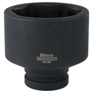 Teng 1in Dr. Impact Socket 80mm Din