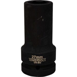 Teng 1in Dr. Thin Wall Deep Impact Socket 27mm Din