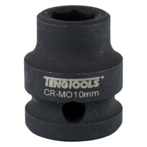 Teng 1/2in Dr. Stubby Impact Socket 10mm DIN