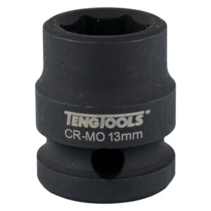 Teng 1/2in Dr. Stubby Impact Socket 13mm DIN