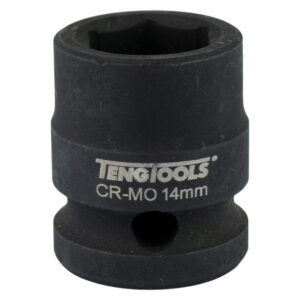 Teng 1/2in Dr. Stubby Impact Socket 14mm DIN