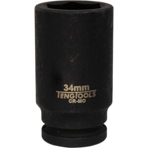 Teng 3/4in Dr. Deep Impact Socket 34mm DIN