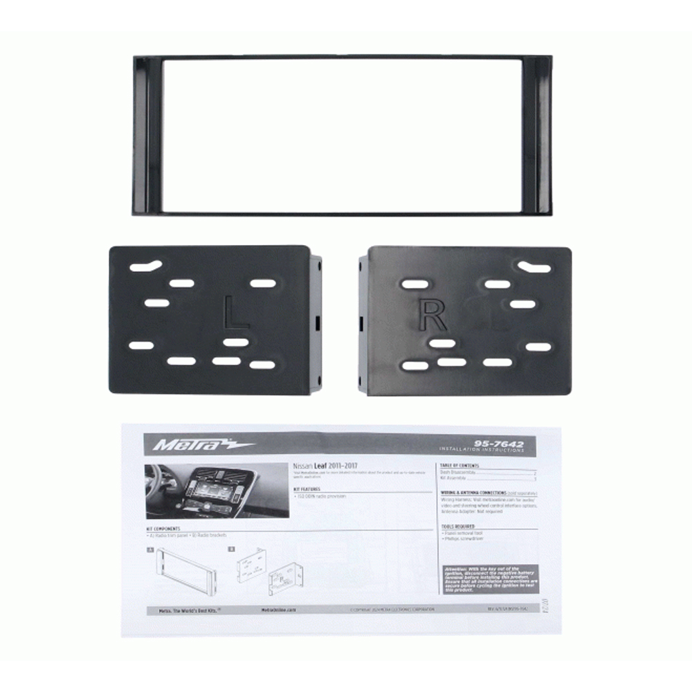 FITTING KIT NISSAN LEAD 2011 - 2017 DOUBLE DIN ( BLACK ) - Image 5