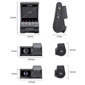 Alternative view of VIOFO DASHCAM A329 4K FRONT + 2K REAR + 2K TELEPHOTO WIFI 6 GPS