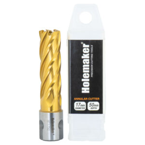 Holemaker Uni Shank Tinite (Tin) Cutter 17mmx50mm