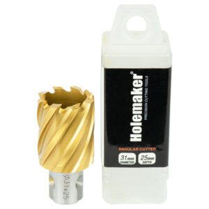 Holemaker Uni Shank Tinite (Tin) Cutter 31mmx25mm