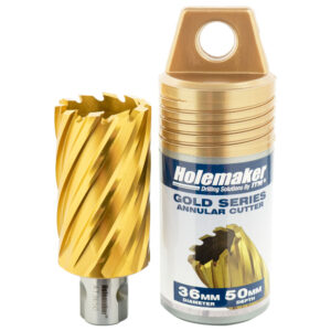 Holemaker Uni Shank Tinite (Tin) Cutter 36mmx50mm