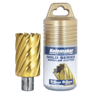 Holemaker Uni Shank Tinite (Tin) Cutter 38mmx50mm