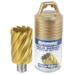 Holemaker Uni Shank Tinite (Tin) Cutter 40mmx50mm