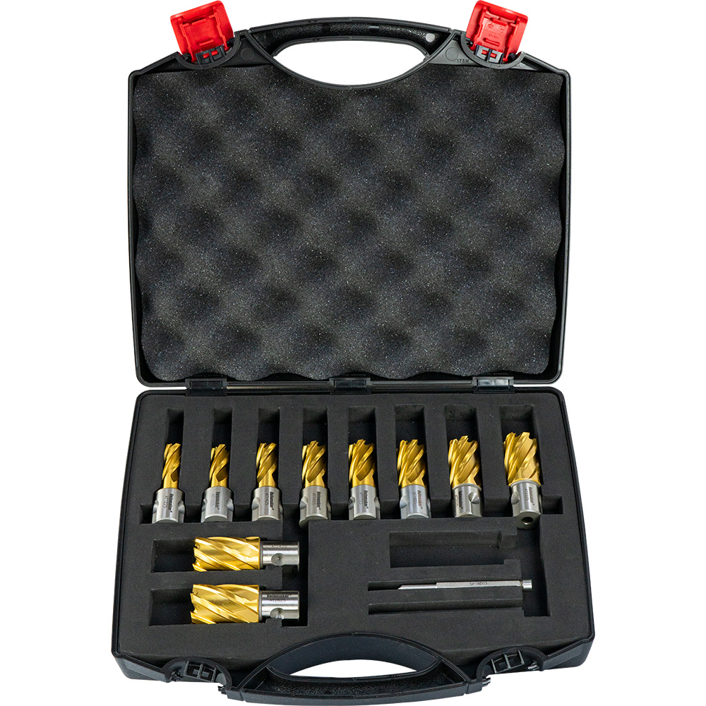 Holemaker Uni Shank Tinite (Tin) Cutter 11pc Set (25mm)
