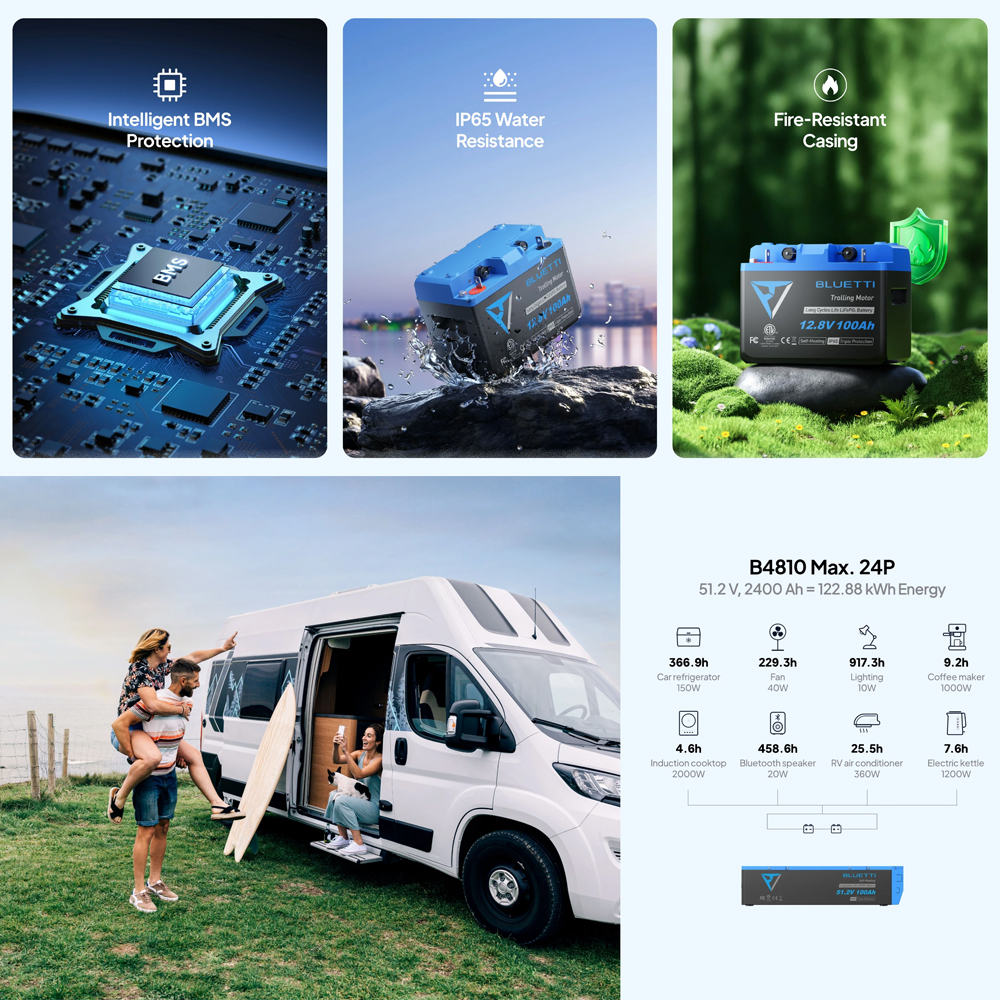 BLUETTI LIFEPO4 BATTERY | 51.2V 100Ah - Image 5