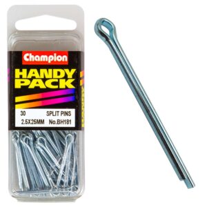 Champion 2.5 x 25mm Split (Cotter) Pin