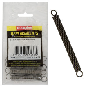 Champion 62 x 12 x 1.4mm Extension Spring -4pk