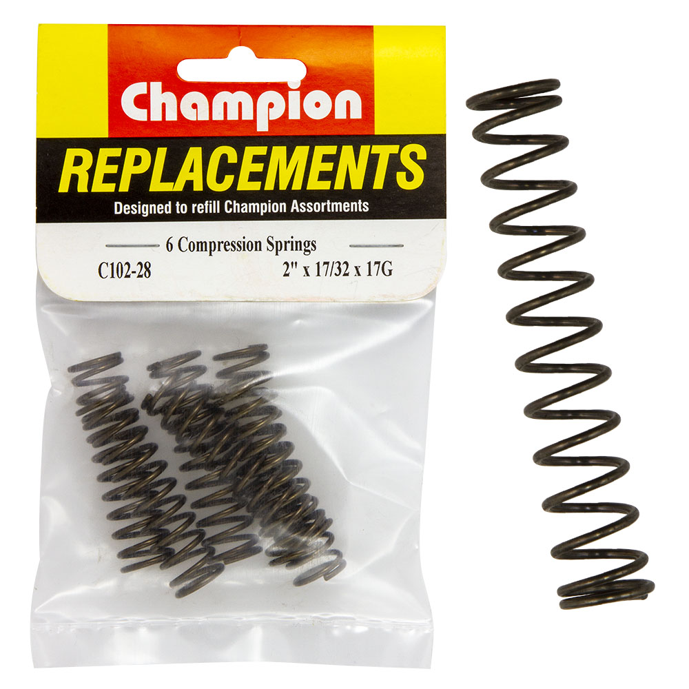 Champion 50 x 13 x 1.4mm Compression Spring-6pk