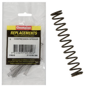 Champion 75 x 8 x 0.5mm Compression Spring-6pk