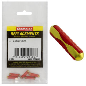 Champion 6Ac 16Amp Ceramic (Euro) Fuse -5pk