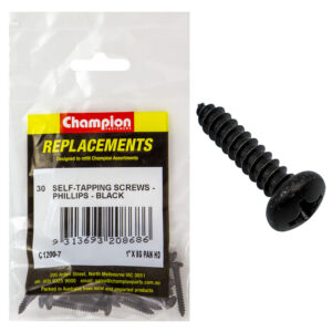 Champion 4.2 x 25mm Self Tapping Screw Pan Head Ph -30pk