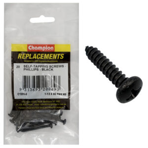 Champion 4.2 x 38mm Self Tapping Screw Pan Head Ph -20pk