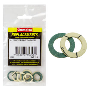 Champion M16 x 22 x2.0mm White Fibre (Sump Plug) Washer-10pk