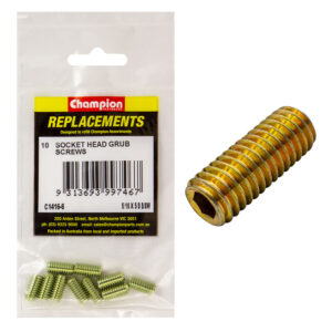 Champion 5/16in x 5/8in BSW Socket Grub Screw -10pk