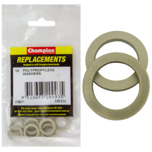 Champion 7/32 (0.530) x3/4 x3/32in Polypropylene Washer-10pk