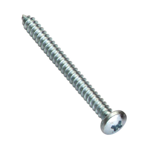 8G X 1IN S/TAPPING SCREW PAN HEAD PHILLIPS (Zn)