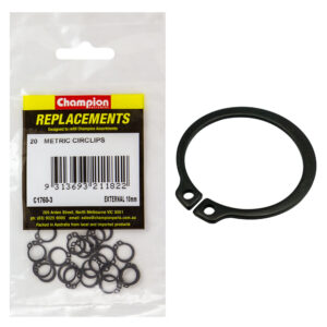 Champion 10mm External Circlip -20pk