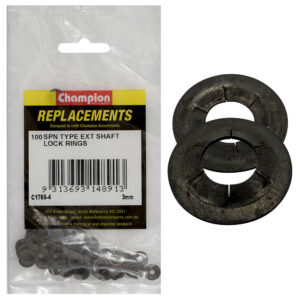 Champion 3mm Spn Type External Lock Rings -100pk