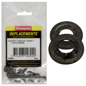 Champion 4mm Spn Type External Lock Rings -100pk