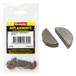Champion 1-1/8in x 5/16in Wkc Woodruff Key -6pk