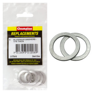 Champion M20 x 30mm x 1.6mm Aluminium Washer -5pk