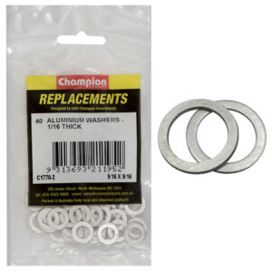 Champion 5/16in x 9/16in x 1/16in Aluminium Washer -40pk