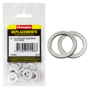 Champion 1/2in x 7/8in x 1/16in Aluminium Washer -20pk
