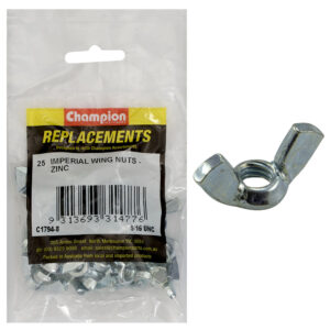 Champion 5/16in UNC Wing Nut -25pk
