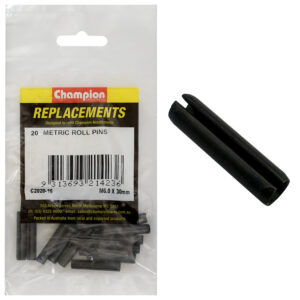 Champion 6.0 x 30mm Metric Roll Pin -20pk