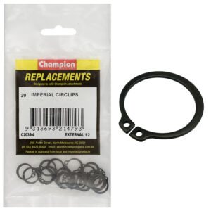 Champion 1/2in Imperial External Circlip -20pk