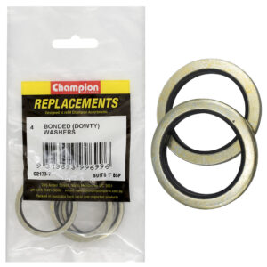 Champion Dowty Washer Suits 1in BSP -4pk