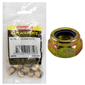 Champion M12 x 1.75 Self Locking Nut (Iso) -20pk