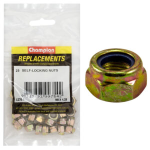 Champion M8 x 1.25 Self Locking Nut (Iso) -25pk