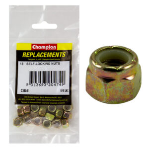 Champion 5/16in UNC Nylon insert Self-Locking Nut -15pk