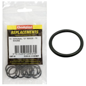 Champion 13/16in (I.D.) x 3/32in Imperial O-Ring -15pk