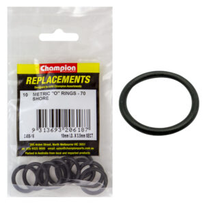 Champion 18mm (I.D.) x 3.5mm Metric O-Ring -10pk