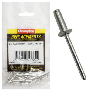 Champion 5/32in x 0.500in (12.70mm) Long Blind Rivets -25pk